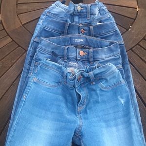 Lot of 4 Old Navy skinny jeans girls size 10